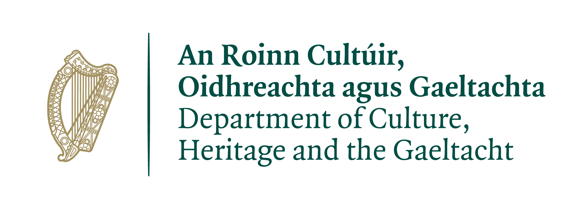 Logo of the Department of Culture, Heritage and the Gaeltacht